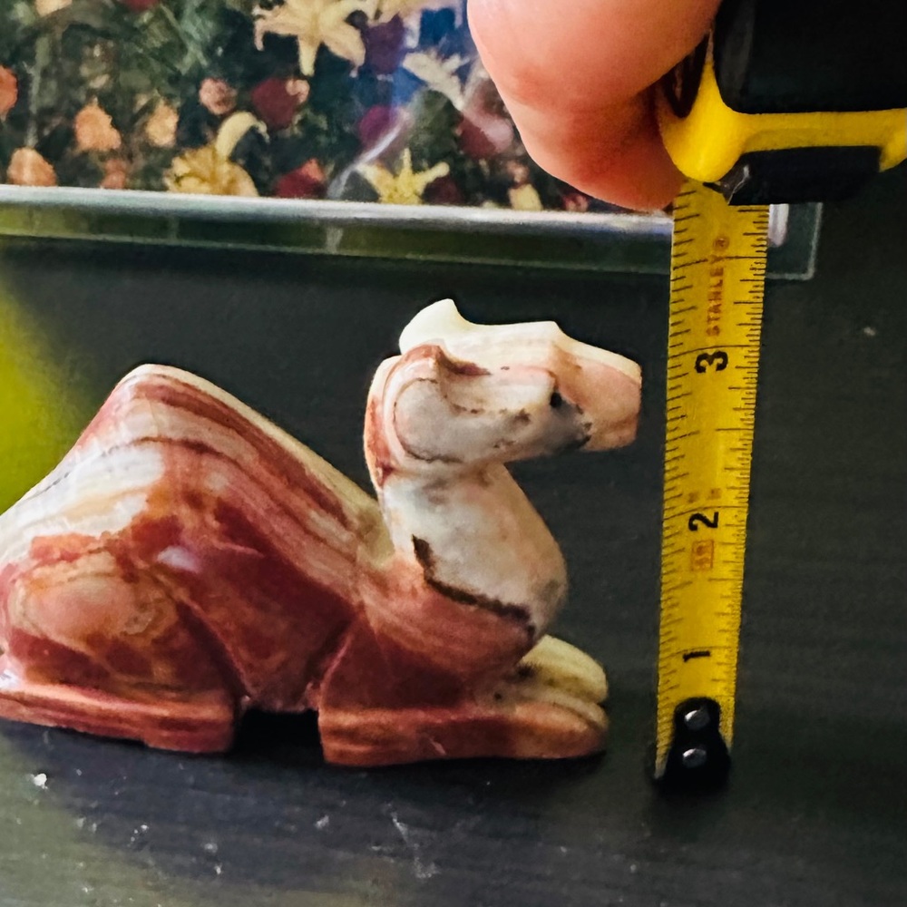 Marble Camel Hand Crafted Figurine